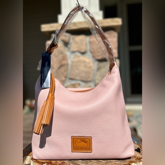 Dooney & Bourke Handbags - Dooney & Bourke Paige Sac Blush Pink Pebble Grain Leather NWT